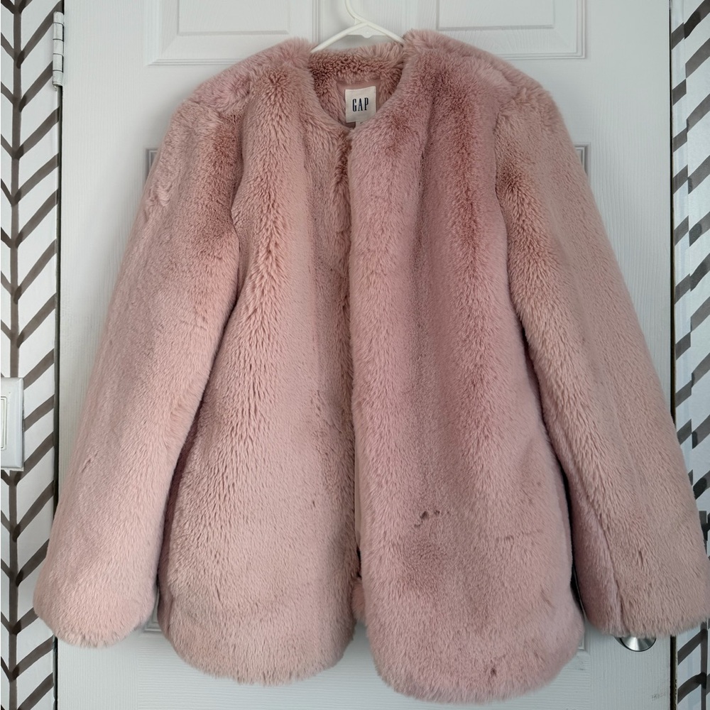GAP Women's Blush Teddy Jacket